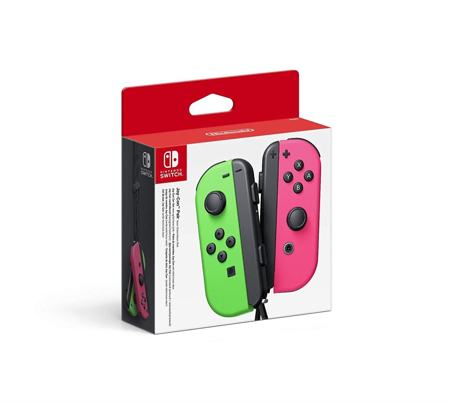 Nintendo Switch Joy-Con Pair Neon Green & Neon Pink