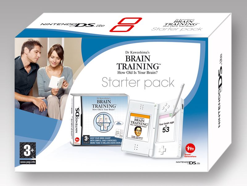 Nintendo DSlite pack brain training