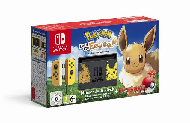Nintendo Switch Pokémon Let\'s Go Evoli Bundle