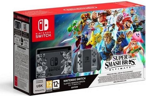 Nintendo Switch Super Smash Bros. Ultimate Edition Bundle