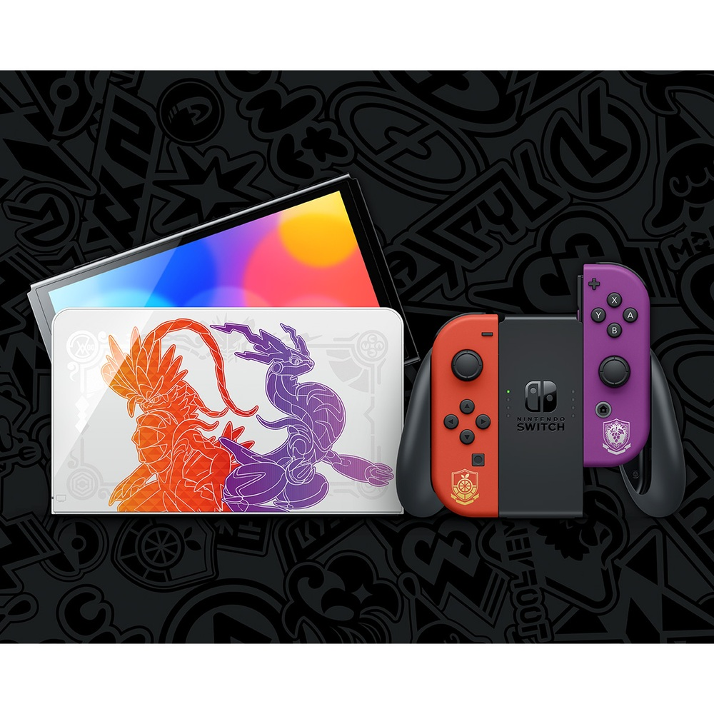 Nintendo Switch Modèle OLED Edition Pokémon Ecarlate & Pokémon Violet