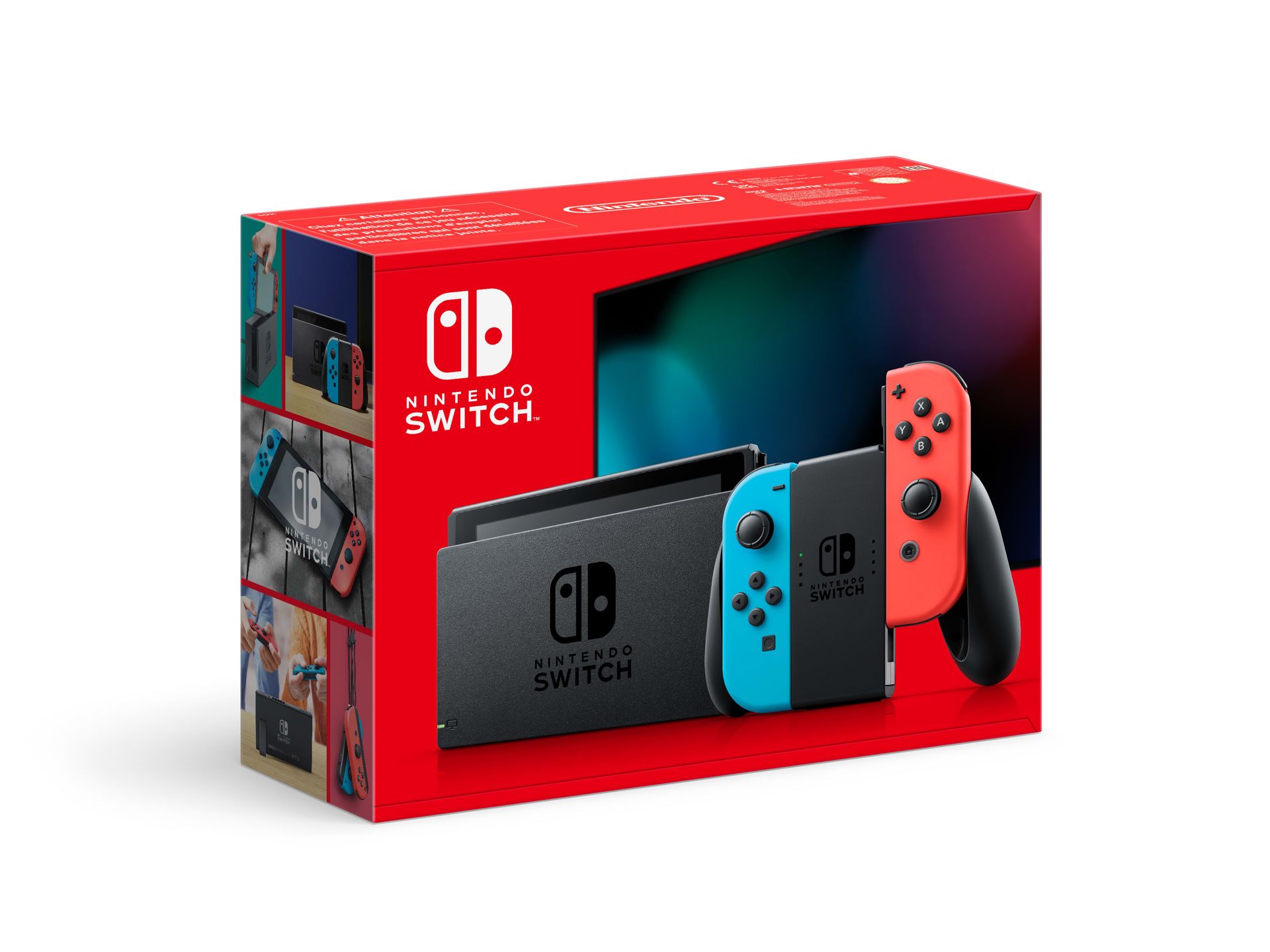 Nintendo Switch with Joy-Con Pair Neon Red and Blue