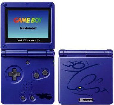 GBA SP Super Pak Pokémon Saphir Kyogre Edition