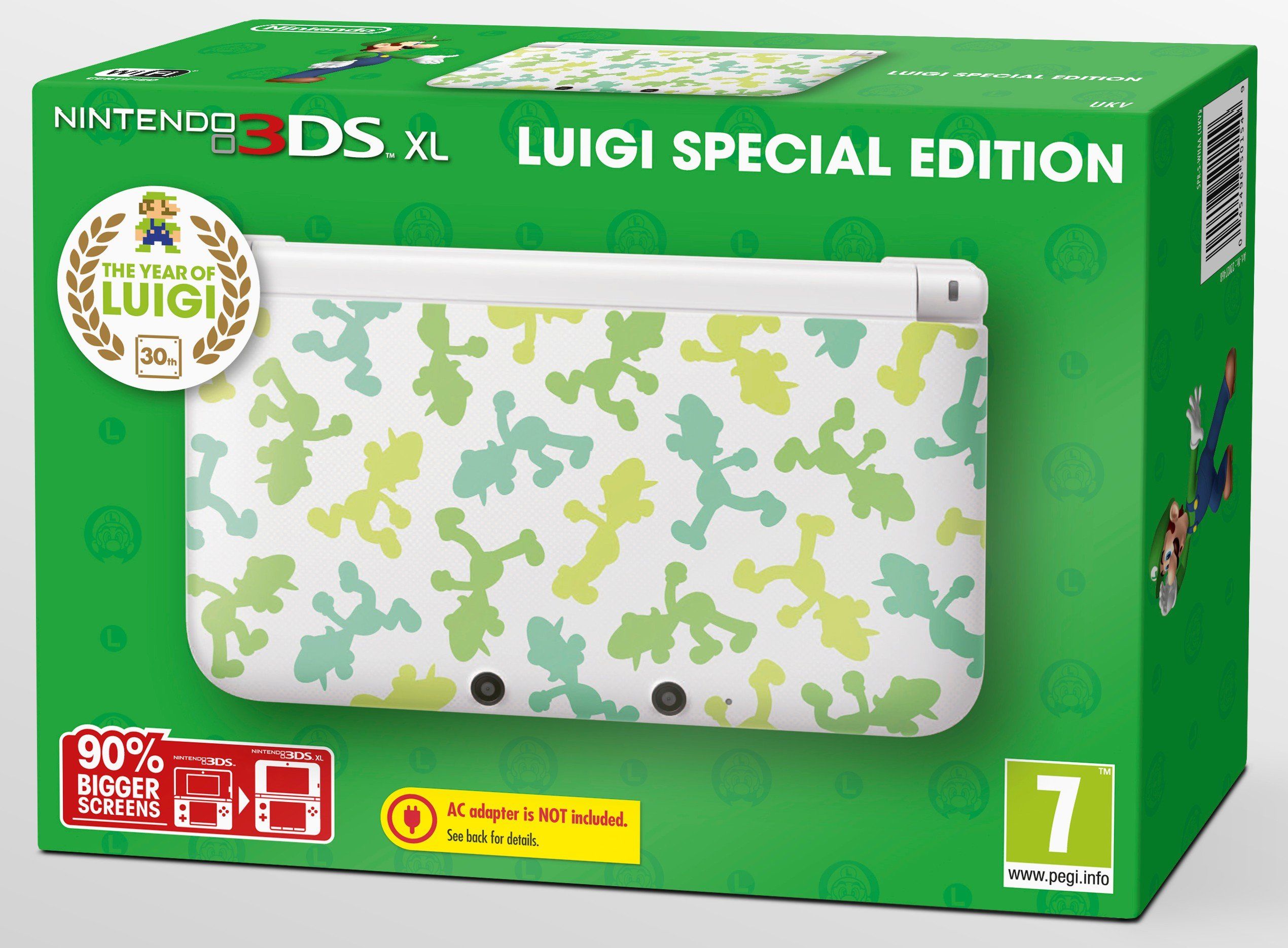 Nintendo 3DS XL Luigi Special Edition