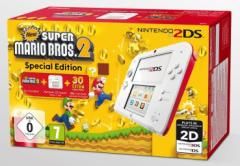 Nintendo 2DS White & Red Special Edition New Super Mario Bros. 2