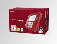Nintendo 2DS Transparent Red