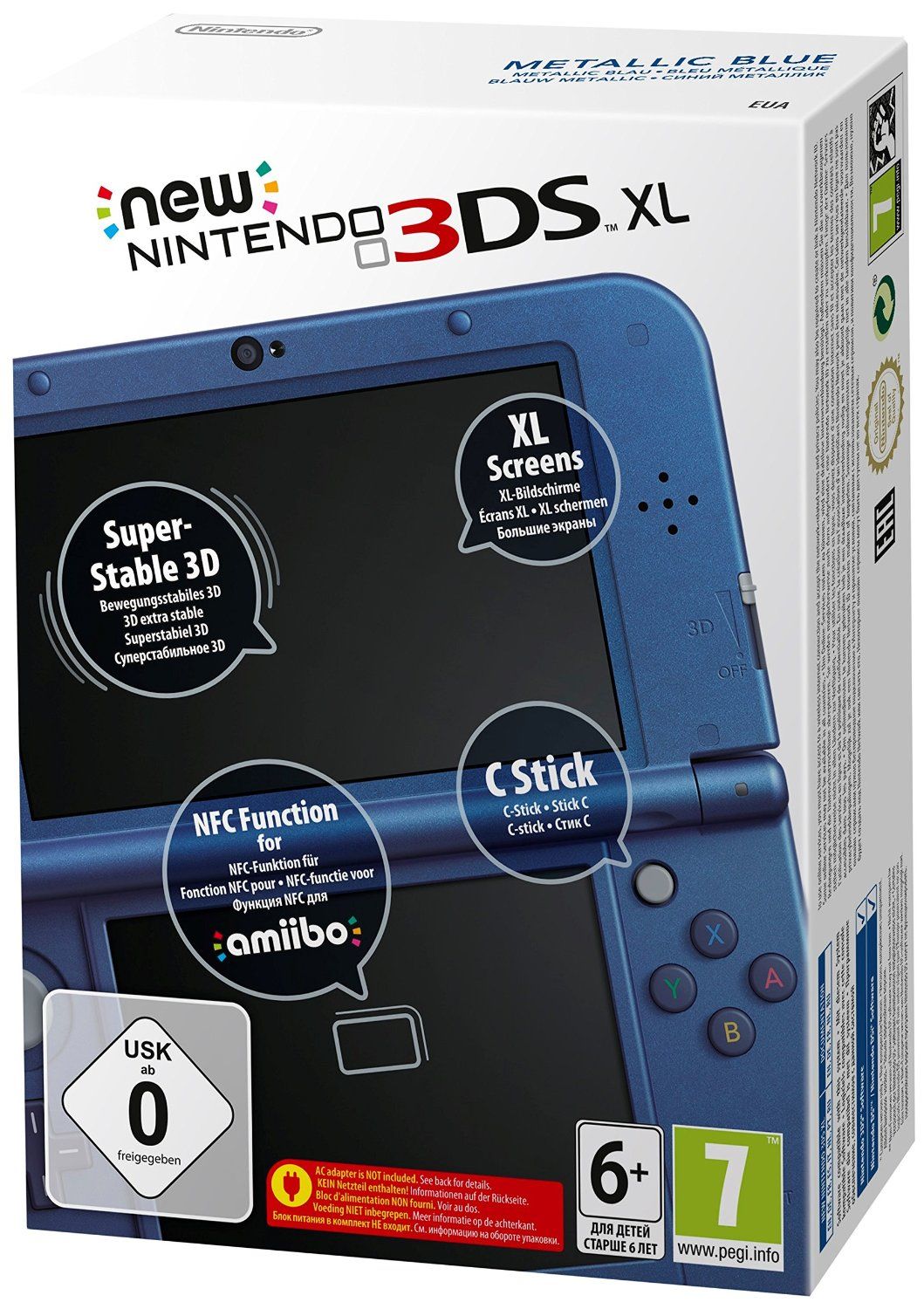 New Nintendo 3DS XL Metallic Blue