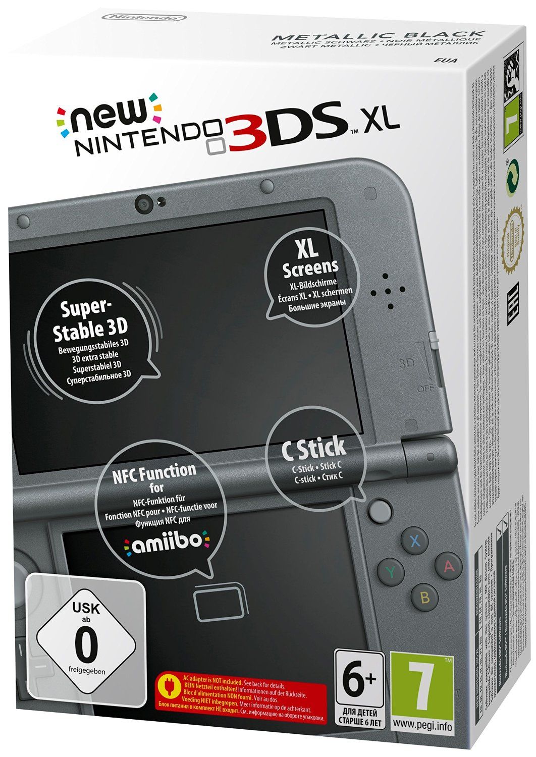 New Nintendo 3DS XL Metallic Black
