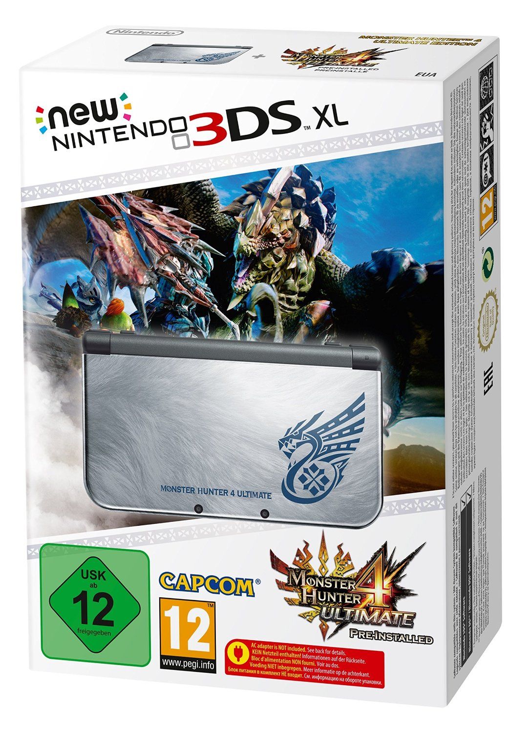 New Nintendo 3DS XL Monster Hunter 4 Ultimate Limited Edition