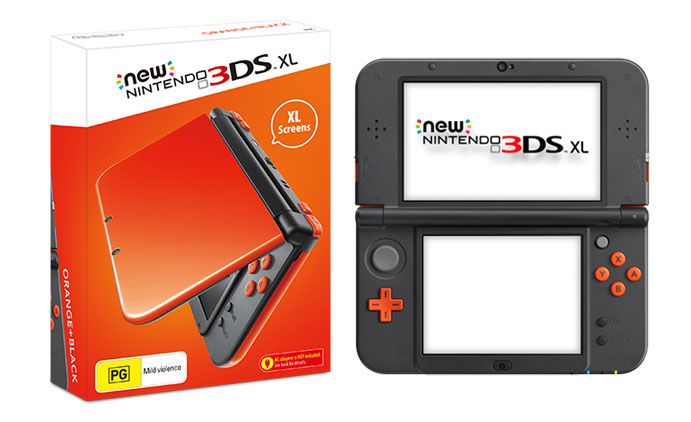 New Nintendo 3DS XL Orange & Black