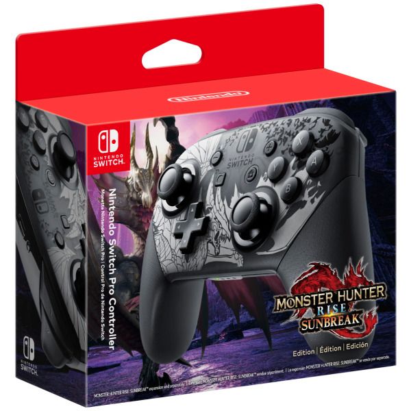 Nintendo Switch Monster Hunter Rise Sunbreak Pro Controller