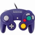 GameCube Controller Transparent Purple