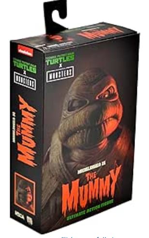 Neca Michelangelo Mummy Turtles X monsters