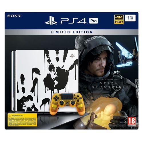 Sony PlayStation 4 Pro - Édition Limitée Death Stranding Bundle - Console de jeu - 4K - HDR - 1 TB HDD - Death Stranding