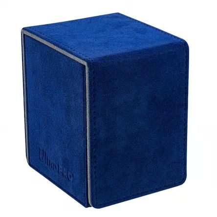 Ultra Pro - Vivid Deluxe Alcove Flip Deck Box - Bleue