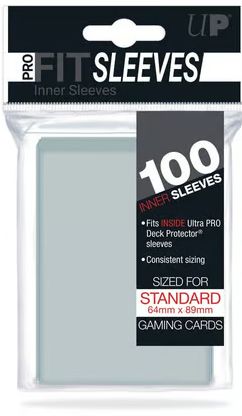 Ultra Pro - Sachet de 100 protèges cartes PRO-Fit taille standard (64mm x 89mm)