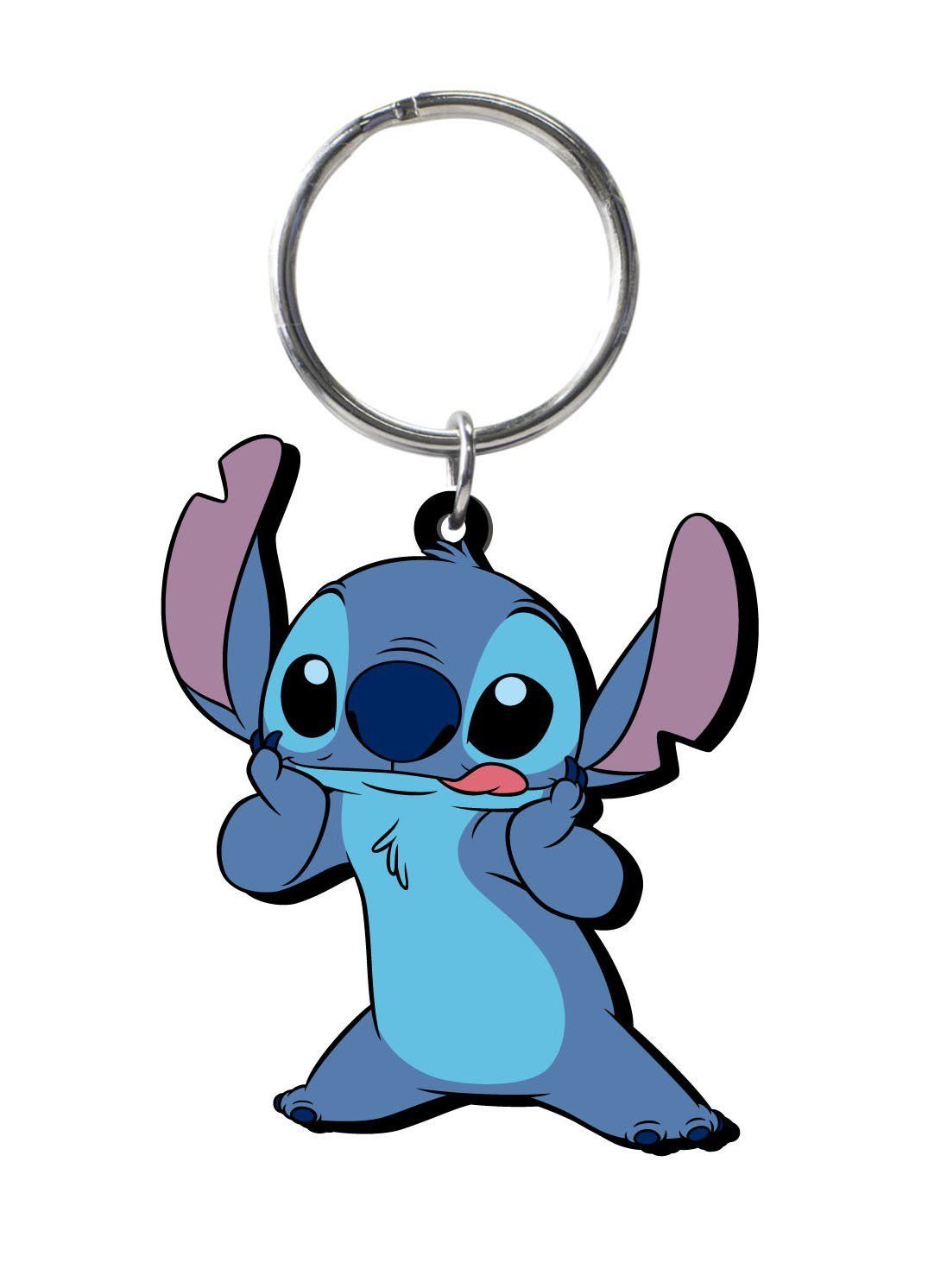 Porte-clés Disney Stitch Soft Touch PVC 5.7 x 0.5 x 8.9 cm