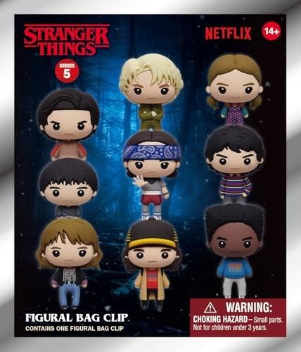 Monogram Stranger Things - Série 5 Personnages 1pc Figurine 3D Porte-clés Blind Bag