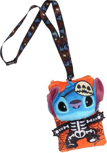 Monogram Disney Lilo & Stitch Lanyard Porte-Carte d\'Identité Deluxe Squelette