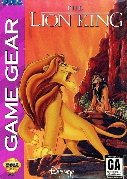 The Lion King : Game Gear