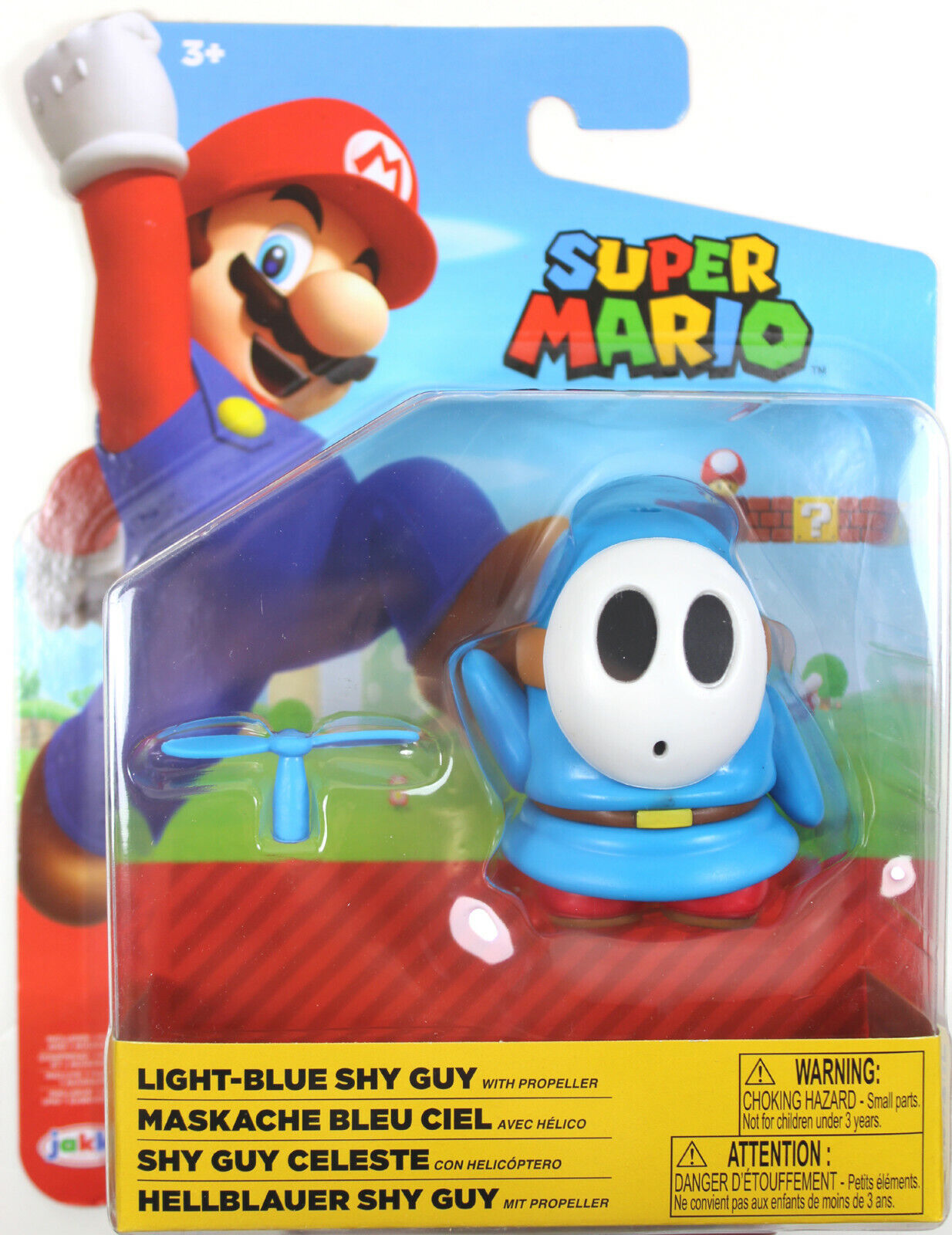 Nintendo - Super Mario Figurine de Maskache Bleu avec helice