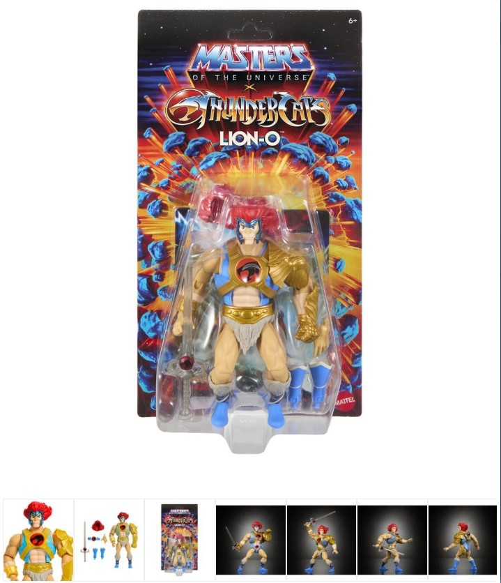 Masters of the Universe x ThunderCats figurine Lion-O 14 cm