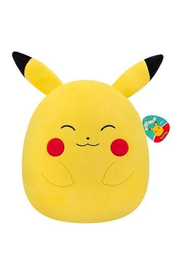 Pokémon Squishmallows peluche Pikachu heureux 35 cm