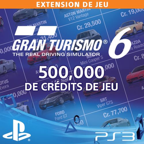 Gran Turismo 6 In Game 500 000 Credits