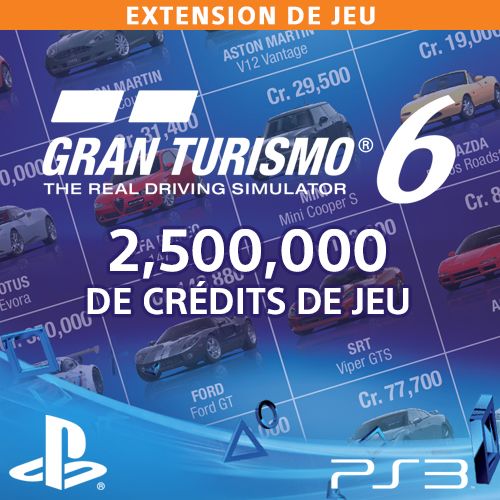Gran Turismo 6 In Game 2 500 000 Credits