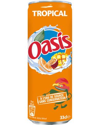 OASIS TROPICAL SLEEK CANS 33CL