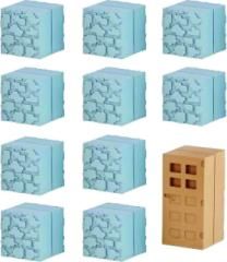 Minecraft Mine-Keshi Cobblestone & Wooden Door Block Set