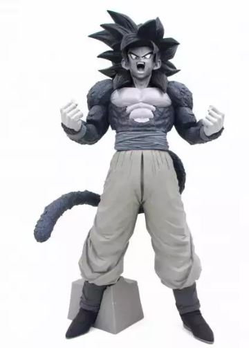Dragon Ball GT PVC Statue Master Stars Piece Super Saiyan 4 Son Goku Version Noir & Blanc 37cm