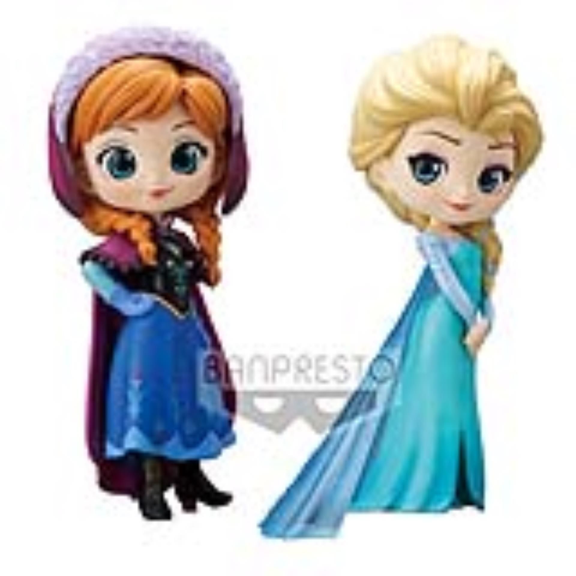 Disney Characters Q Posket Anna & Elsa
