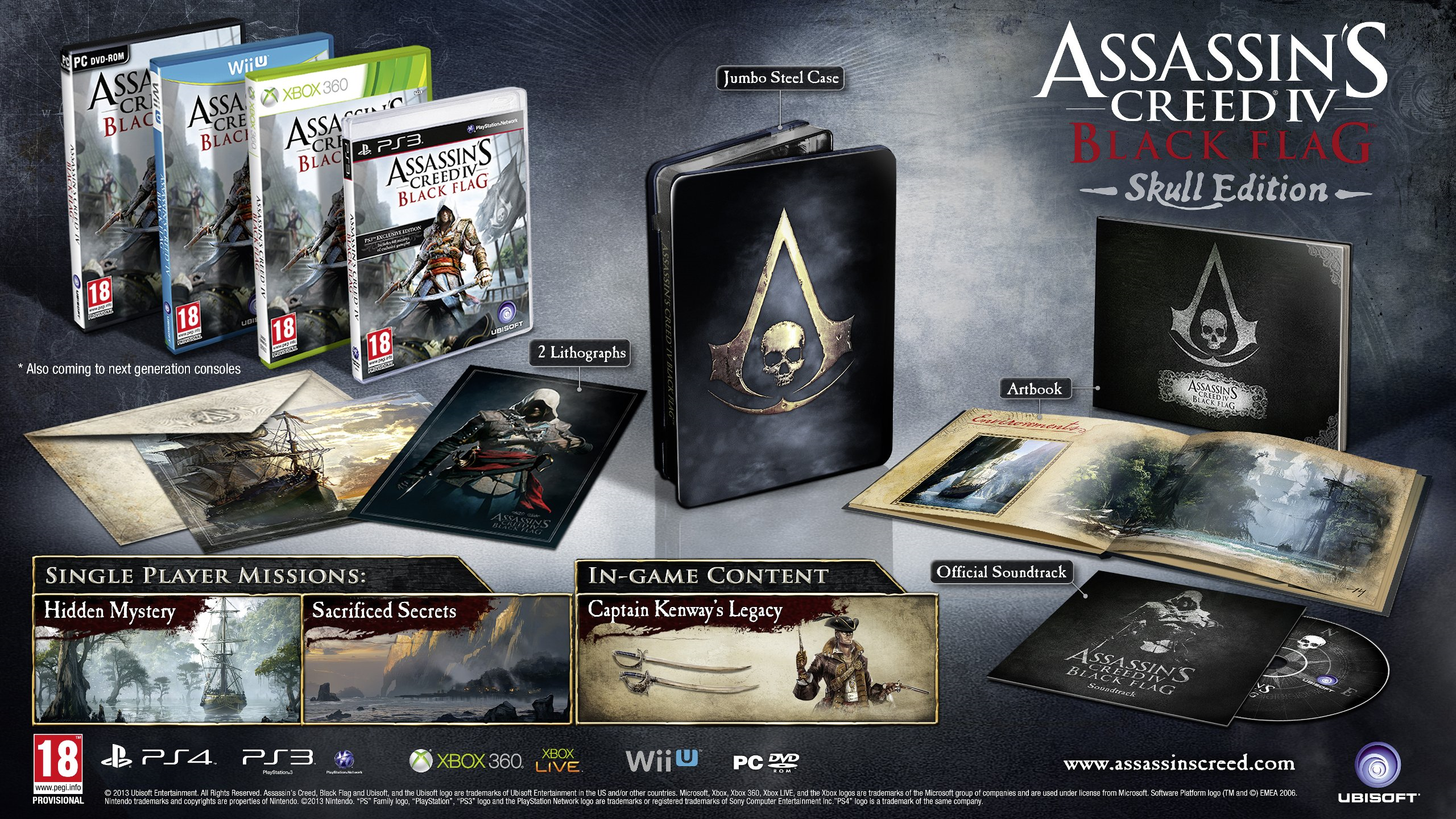 Assassin\'s Creed IV : Drapeau Noir - Skull Edition | PS3