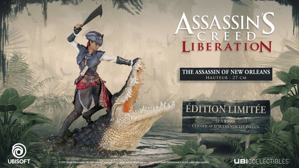 Assassin's Creed Liberation The Assassin of New Orleans Figure
