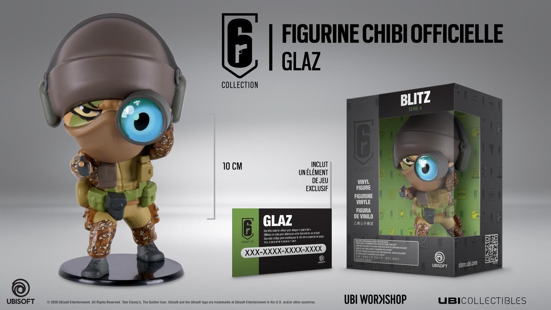 Ubicollectibles Six Collection Glaz Chibi Figure 10cm
