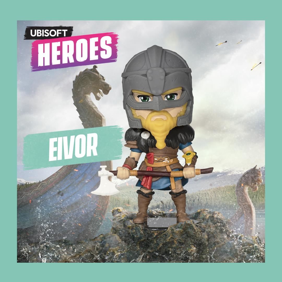 Ubisoft Heroes Series 2 Chibi Ack Eivor Male Figurine 10cm