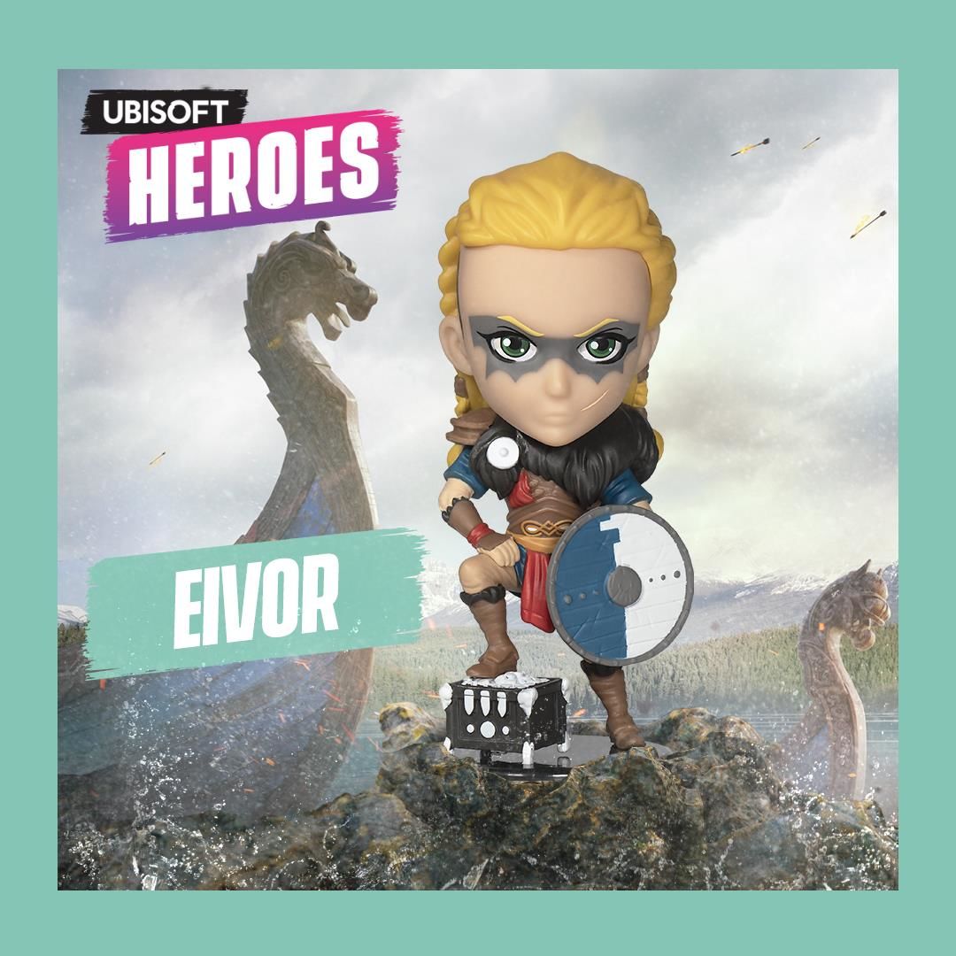 Ubisoft Heroes Series 2 Chibi Ack Eivor Female Figurine 10cm