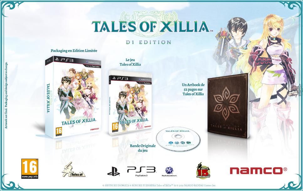 Tales of Xillia Day One Edition