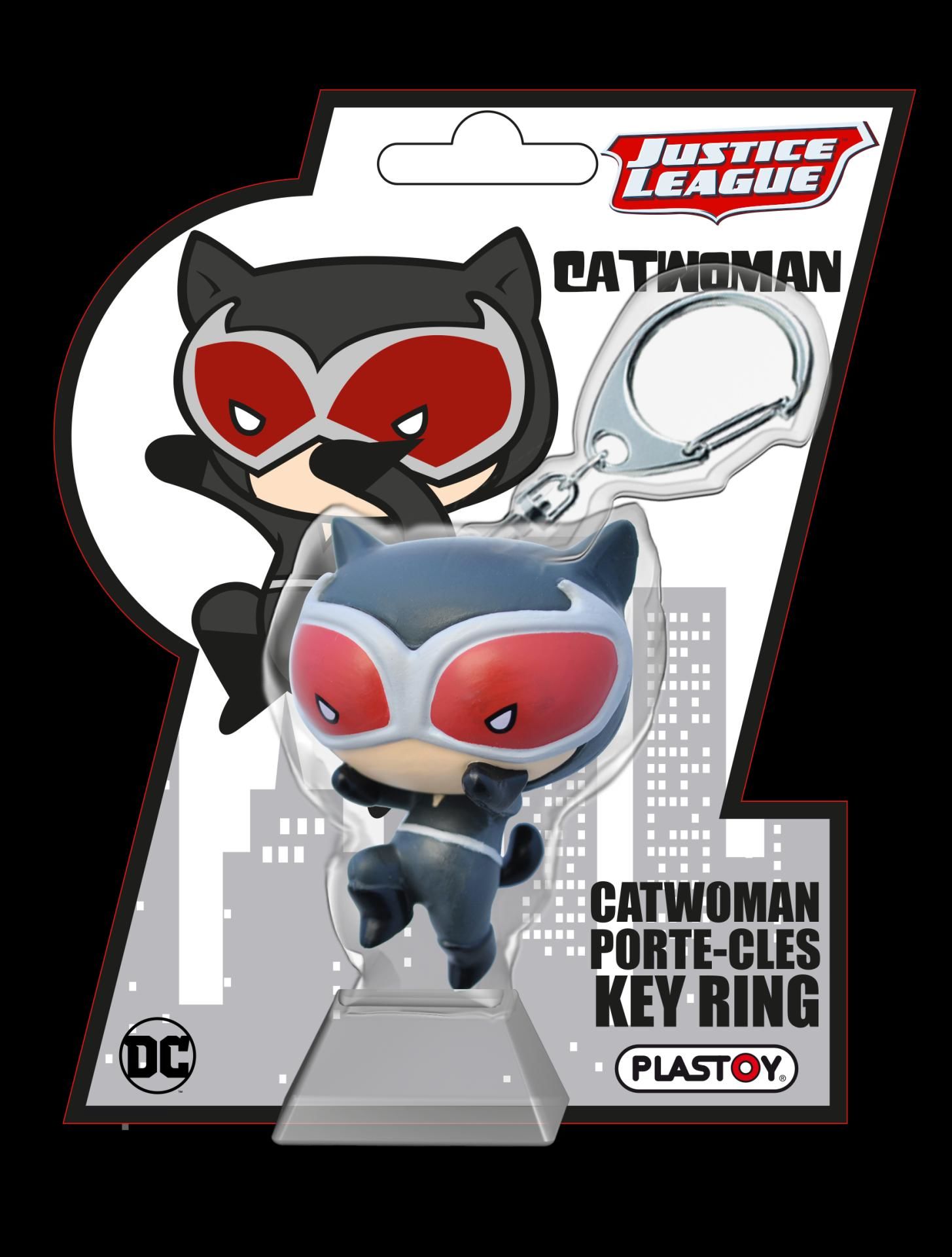 Plastoy - Porte-clef DC Comics Chibi Catwoman
