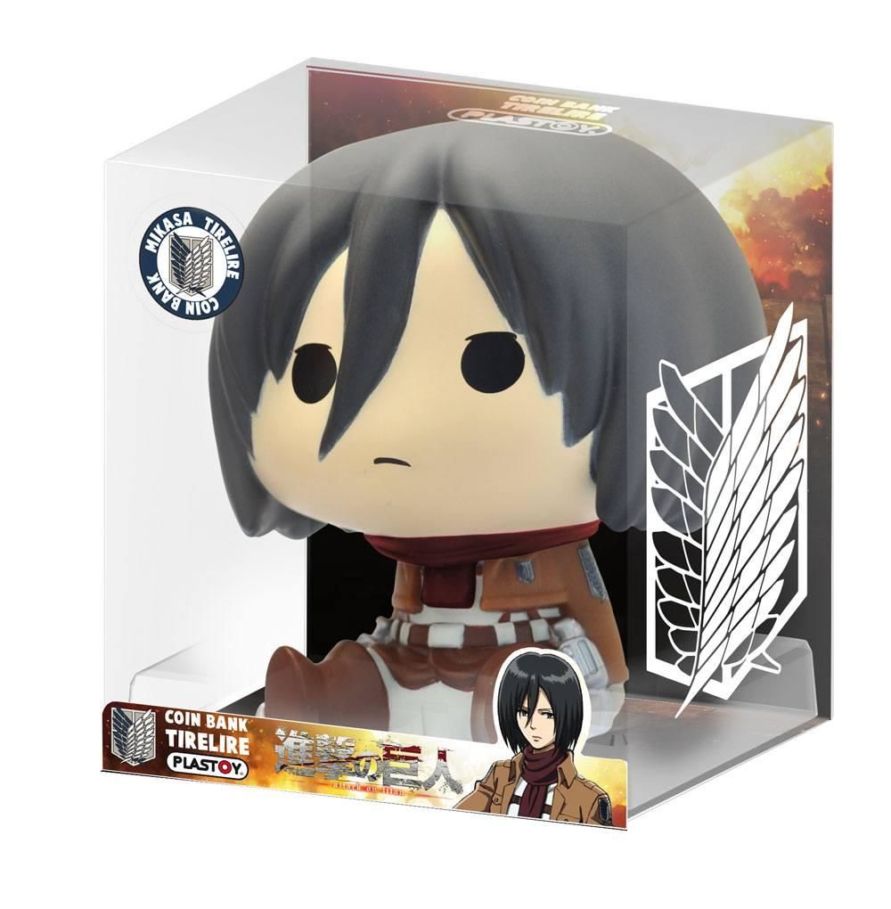 Plastoy - Attaque des Titans - Tirelire Chibi Mikasa