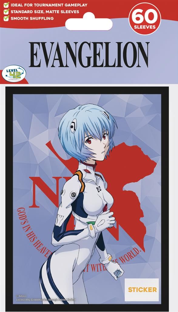 EVANGELION - Rei - Protège-cartes Taille Normale(66x91mm)