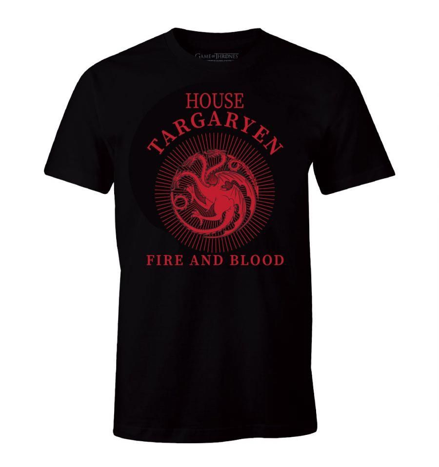 Game of Thrones - Targaryen House Black T-Shirt M