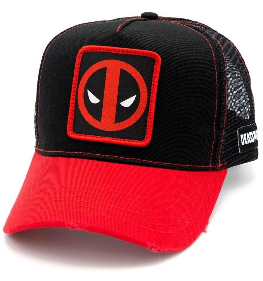 Marvel - Deadpool Patch Red and Black Baseball Cap