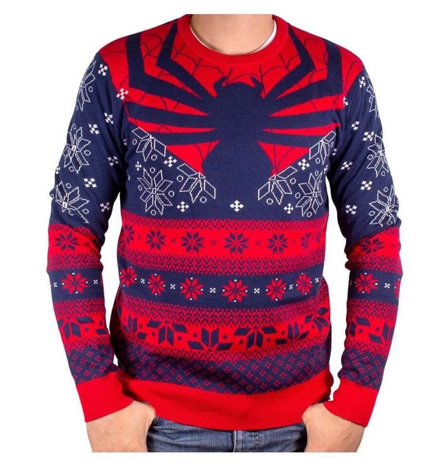 Marvel - Ugly Spiderman Christmas Sweater M