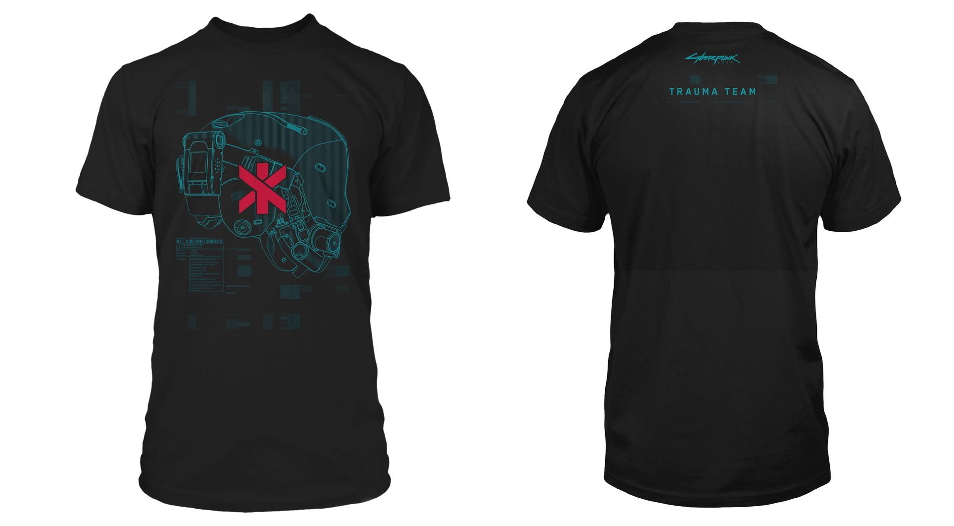 Cyberpunk 2077 - Trauma Team Black T-Shirt - XL