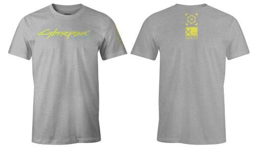 Cyberpunk 2077 - Logo Grey T-Shirt - S