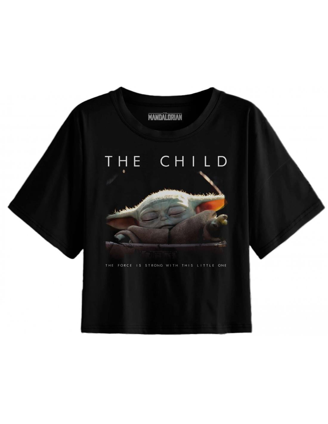 The Mandalorian - T-shirt Noir Femmes The Child - L
