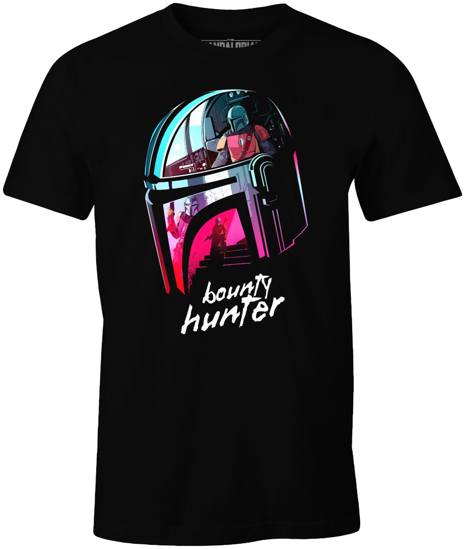 The Mandalorian - Bounty Hunter Black T-Shirt S