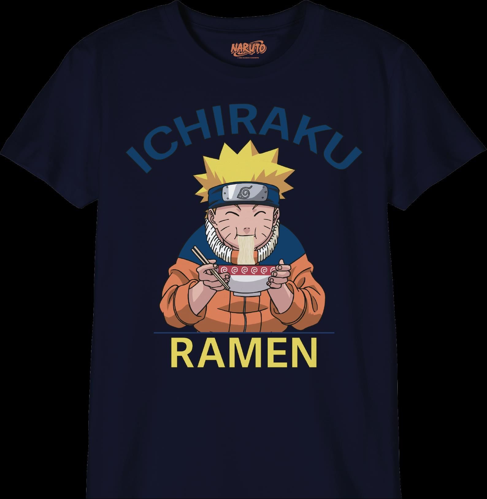 Naruto - Ramen d\'Ichiraku - T-Shirt Bleu Marine - 10 ans